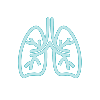 Lung problems icon
